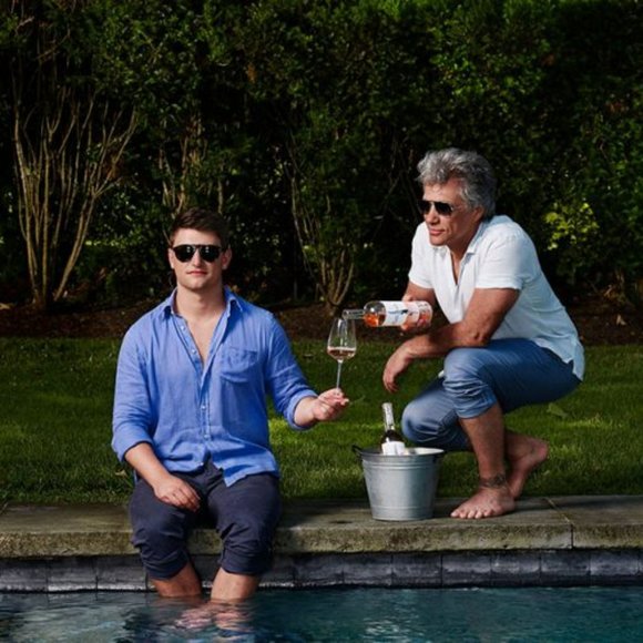 Bon Jovi Hampton Water Rose Wine Bottle - Picture 13 of 13